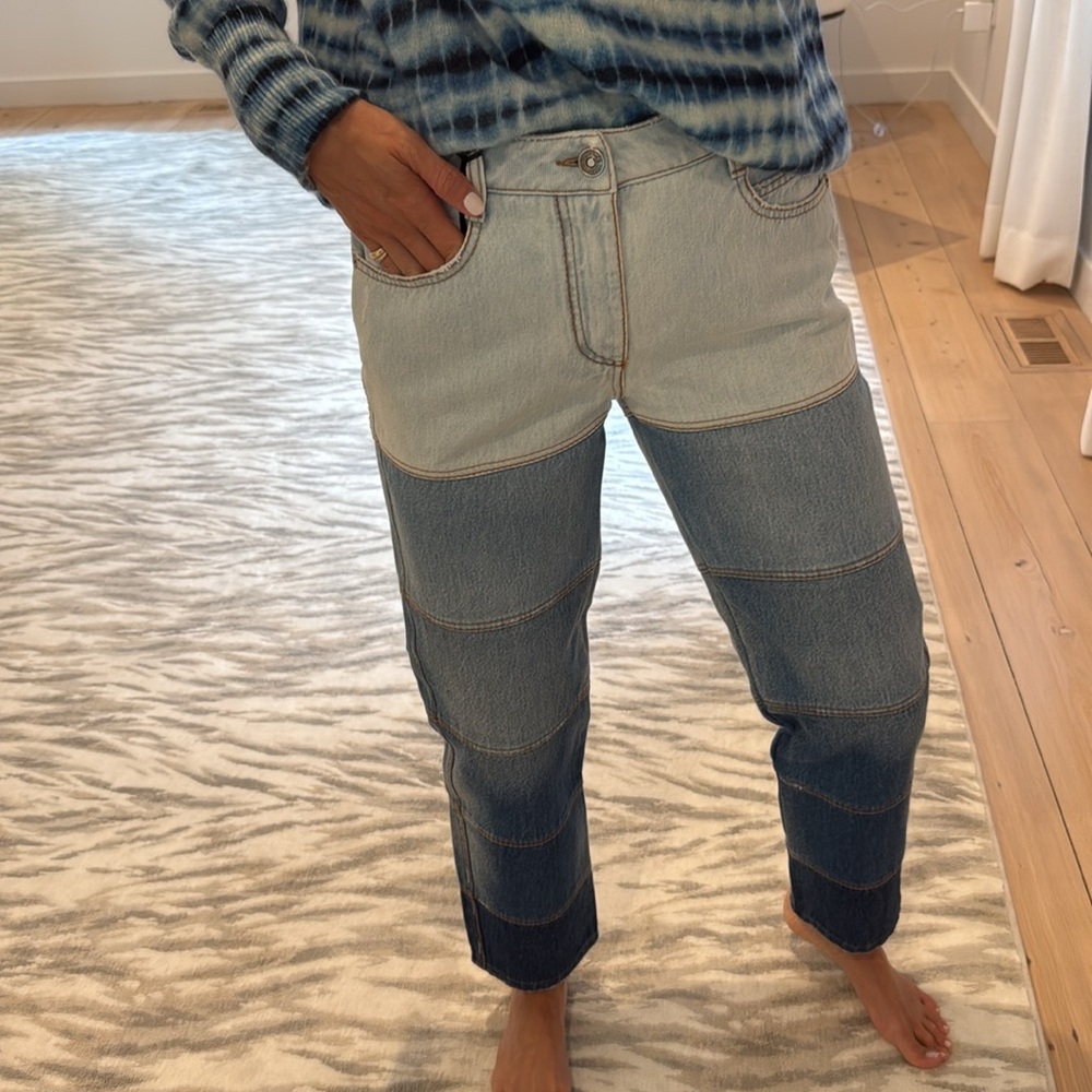Ermanno Scervino Gradient Blue Jeans